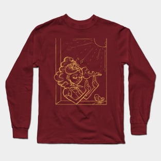 Head in the Clouds (Light Lineart) Long Sleeve T-Shirt